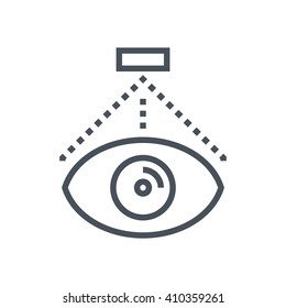 Augmented reality icon suitable for info graphics, websites and print media and  interfaces. Line vector icon.