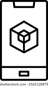 Augmented Reality Icon Symbol Art Sign