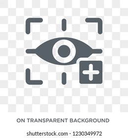 augmented reality icon. Trendy flat vector augmented reality icon on transparent background from general  collection. 