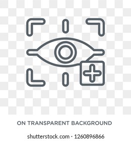 augmented reality icon. Trendy flat vector augmented reality icon on transparent background from general  collection. High quality filled augmented reality symbol use for web and mobile