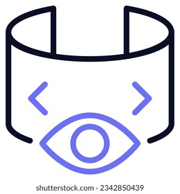 Augmented Reality Icon for uiux, infographic, etc