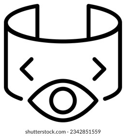 Icono de realidad aumentada para uiux, infografía, etc