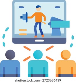Conjunto de iconos de realidad aumentada para Tecnología AR, superposición virtual, dispositivos inteligentes, experiencia interactiva y futuro diseño digital