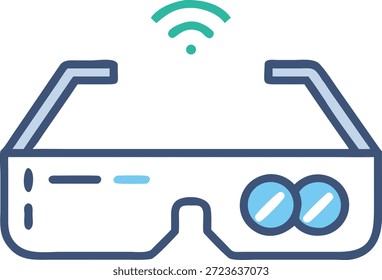 Conjunto de iconos de realidad aumentada para Tecnología AR, superposición virtual, dispositivos inteligentes, experiencia interactiva y futuro diseño digital