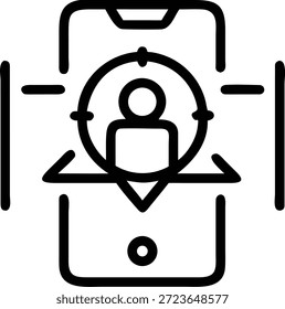 Conjunto de iconos de realidad aumentada para Tecnología AR, superposición virtual, dispositivos inteligentes, experiencia interactiva y futuro diseño digital