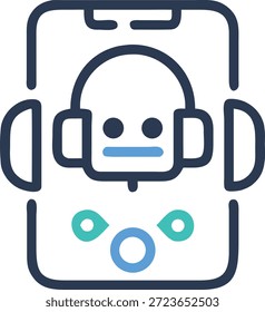 Symbole für erweiterte Realität für AR-Technologie, virtuelles Overlay, intelligente Geräte, interaktive Erfahrung und zukünftiges digitales Design