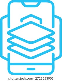 Conjunto de iconos de realidad aumentada para Tecnología AR, superposición virtual, dispositivos inteligentes, experiencia interactiva y futuro diseño digital