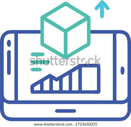 Augmented Reality Icons Set for AR Technology, Virtual Overlay, Smart Devices, Interactive Experience and Future Digital Design