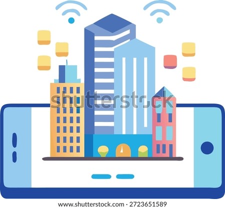 Augmented Reality Icons Set for AR Technology, Virtual Overlay, Smart Devices, Interactive Experience and Future Digital Design
