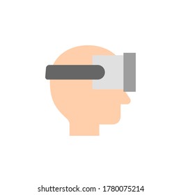 Augmented reality, man, glasses icon. Simple color vector elements of innovations icons for ui and ux, website or mobile application