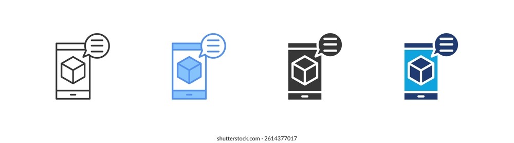 Augmented Reality Multi Style Icon Sheet