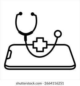 Ilustração do vetor do ícone de contorno de realidade aumentada