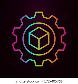 Augmented reality, setting nolan icon Simple thin line, outline vector of Augmented reality icons for ui and ux, website or mobile application