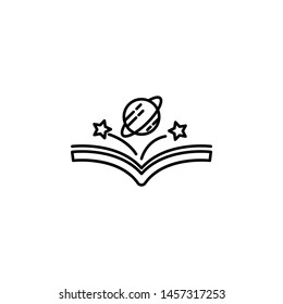 augmented reality, technology, education, reading, space icon. Element of new technology icon on white background