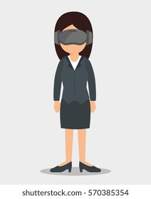 Augmented reality technology icon