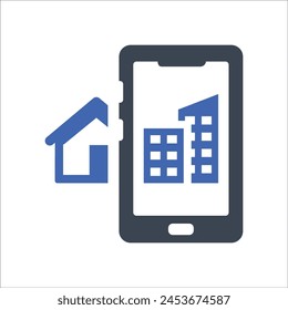 Augmented reality technology Icon, Vector Graphics