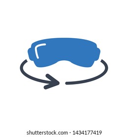 Augmented Reality & Virtual Reality Goggles Icon