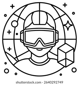 Augmented and Virtual Reality lin art