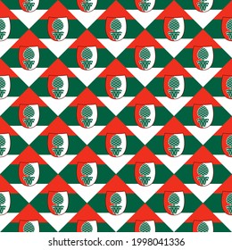 Augsburg flag, seamless pattern. vector background
