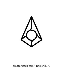 augur debit card icon. Element of Crypto currency icon for mobile concept and web apps. Detailed augur debit card icon can be used for web and mobile. Premium icon
