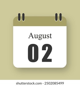 August 02 Date On Calendar