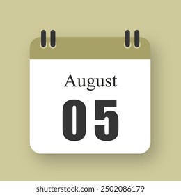 August 05 Date On Calendar