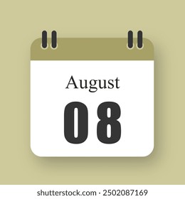 August 08 Date On Calendar