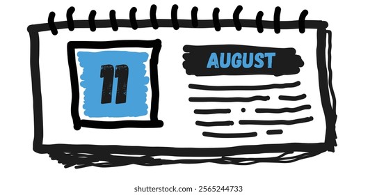 August 11th: Calendar Date, Day of the Year