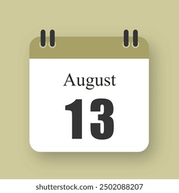 August 13 Date On Calendar