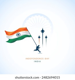 August 15, Independence Day India, India independence, freedom, Vector illustration