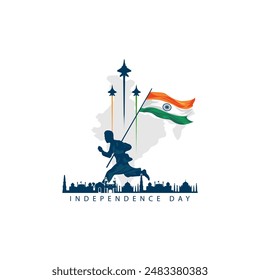 August 15, Independence Day India, India independence, freedom, Vector illustration