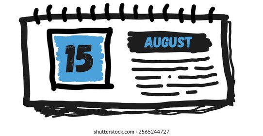 August 15th: Calendar Date Reminder