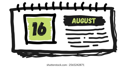 August 16th: A Day in the Calendar