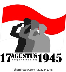 AUGUST 17, 1945 ist der Unabhängigkeitstag der indonesischen Nation und wird bis jetzt jeden 17. August jedes Jahr gefeiert werden.