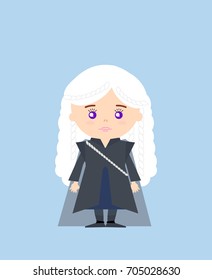 AUGUST 18, 2017: Illustration Of Daenerys Targaryen (Game Of Thrones)