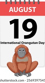 August 19th marked for orangutan awareness