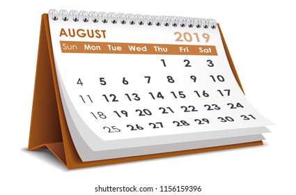 August 2019 Calendar