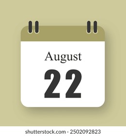 August 22 Date On Calendar