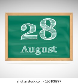August 28, day calendar, school board, date, schedule, financial planning