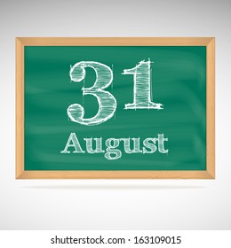 August 31, day calendar, school board, date, schedule, financial planning