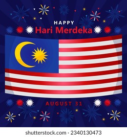 31. August-Feier des Hari Merdeka Malaysia Nationalfeiertags, Unabhängigkeitstag Malaysias 