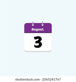 August 3rd: Calendar Date Design