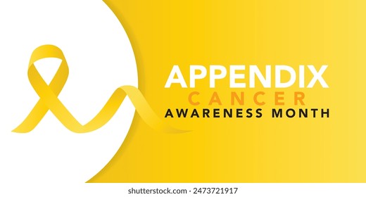 August is Appendix Cancer Awareness Month background template. Holiday concept. background, banner, card, and poster design template with text inscription and standard color. vector illustration.
