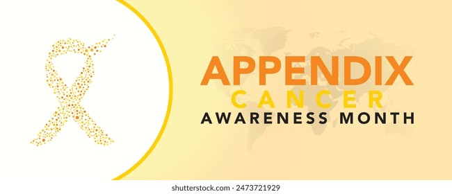 August is Appendix Cancer Awareness Month background template. Holiday concept. background, banner, card, and poster design template with text inscription and standard color. vector illustration.
