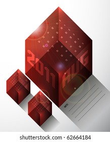 August - Calendar Design 2011