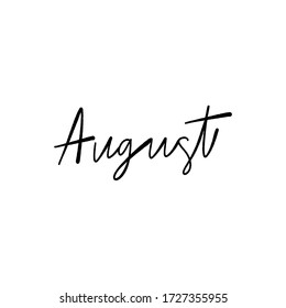 Leer la mano en agosto con fondo blanco.