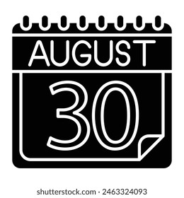 August Icon Design For Personal And Commercial Use
