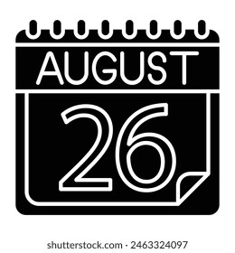 August Icon Design For Personal And Commercial Use