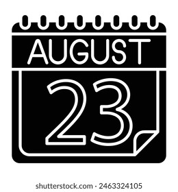 August Icon Design For Personal And Commercial Use