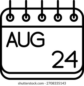 August Icon For Your Project